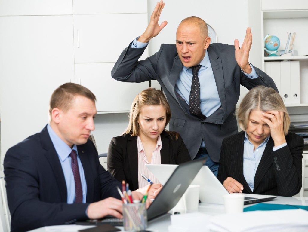 employer humiliating employee